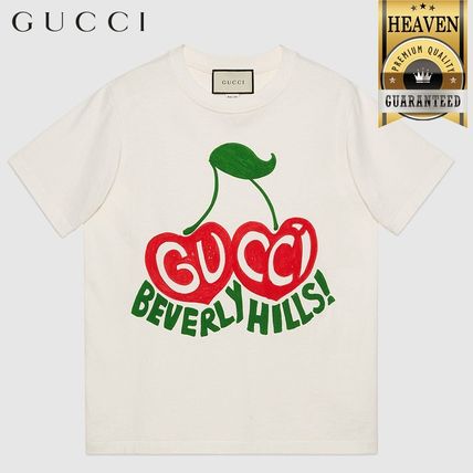 GUCCI 2020 SS Gucci "Beverly Hills" Cherry Print T Shirt 580762 XJCRJ 9095 