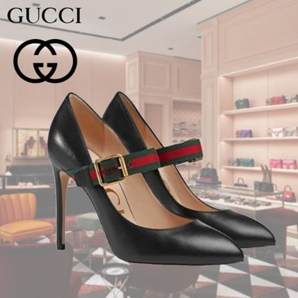 GUCCI 2020 SS Casual Style Plain Leather Party Style Elegant Style Logo 475085 CQXS0 1060 