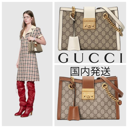GUCCI 2019 20AW Padlock Small Gg Shoulder Bag