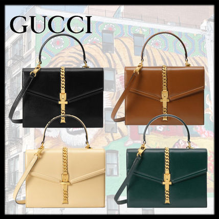 GUCCI Sylvie 2020 SS 2WAY Plain Elegant Style Handbags