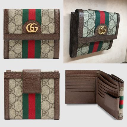 GUCCI Ophidia 2019 SS Ophidia Gg French Flap Wallet 523173 96IWG 8745 