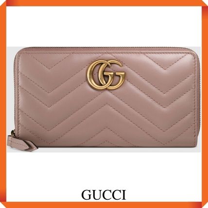 GUCCI 2020 21AW Gg Marmont Zip Around Wallet 443123 DTD1T 5729 