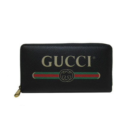GUCCI Leather Long Wallet Long Wallets 496317 OGCAT 8163 