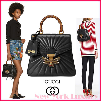 GUCCI Casual Style 2WAY Plain Leather Party Style Office Style 476664 8230 