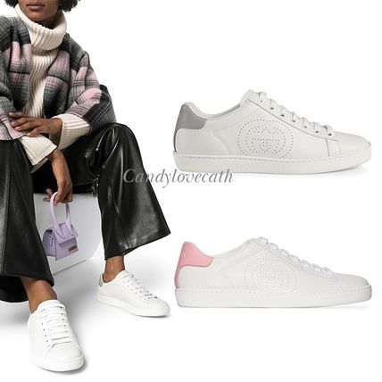 GUCCI Ace 2020 SS GUCCI Low Top PINK GREY 
