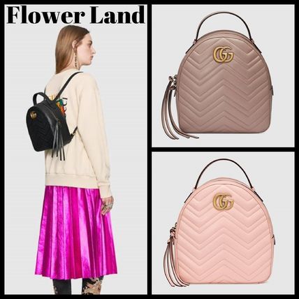 GUCCI GG Marmont Backpacks 