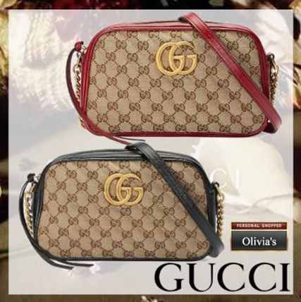 GUCCI GG Marmont 2020 SS Monogram Chain Logo Handbags