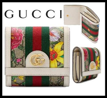 GUCCI Ophidia 2020 SS Ophidia Gg Flora Card Case Wallet 598662 92YBC 9759 