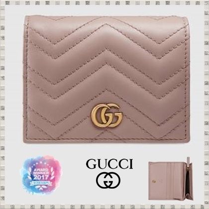 GUCCI GG Marmont 2019 SS Gg Marmont Card Case Wallet