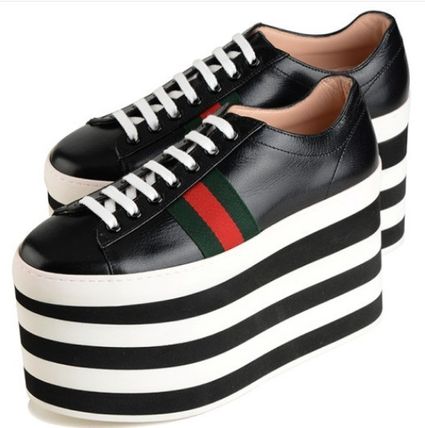 GUCCI Platform Street Style Low Top Sneakers 