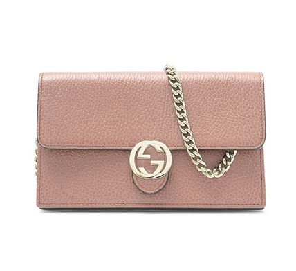 GUCCI GG Marmont 2018 SS Chain Plain Leather Elegant Style Crossbody Shoulder Bags 