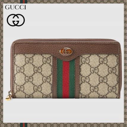 GUCCI Ophidia 2020 21AW Ophidia Gg Zip Around Wallet