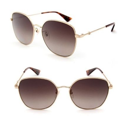 GUCCI Street Style Round Oversized Sunglasses 
