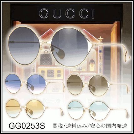 GUCCI Unisex Round Sunglasses 