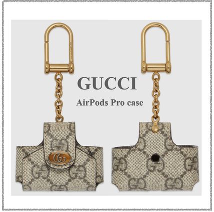 GUCCI Ophidia Unisex Leather Logo Smart Phone Cases 