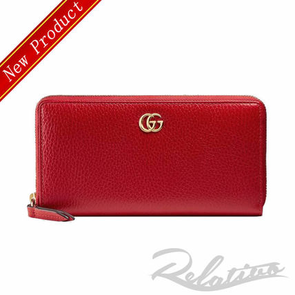 GUCCI 2020 21AW Leather Zip Around Wallet 456117 CAO0G 6433 