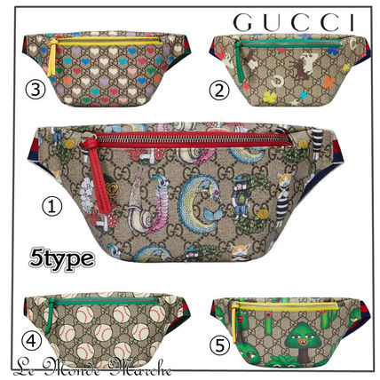GUCCI Monogram Casual Style Street Style Collaboration 2WAY 