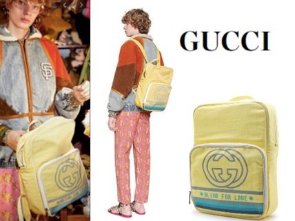 GUCCI 2018 19AW GUCCI Interlocking G Medium Unisex Backpack #536724 