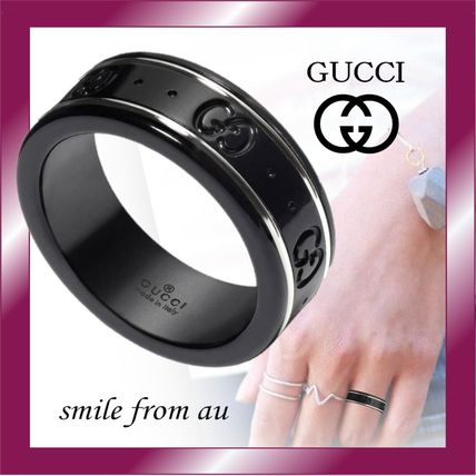 GUCCI Icon Thin Band In White Gold 225985 I19A1 8061 