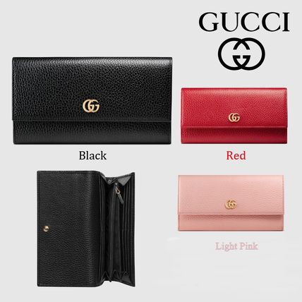 GUCCI GG Marmont 2018 19AW Leather Continental Wallet