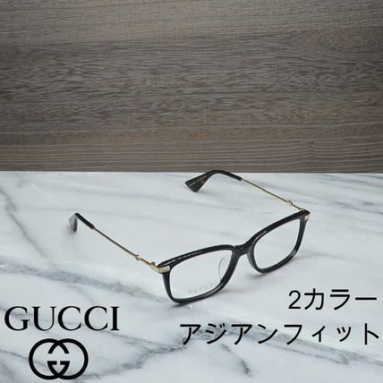 GUCCI Unisex Square Eyeglasses 