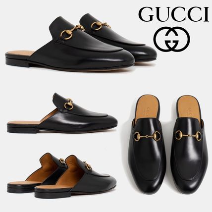 GUCCI Princetown 2020 SS Casual Style Plain Leather Party Style Elegant Style 