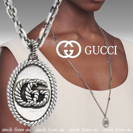 GUCCI GG Marmont 2020 21AW Casual Style Silver NecklacesPendants 