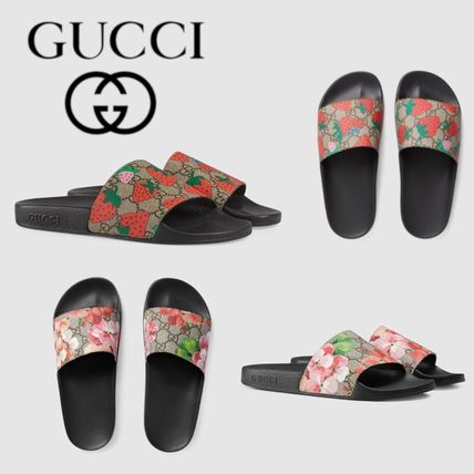 GUCCI 2019 20AW Casual Style Logo Sandals
