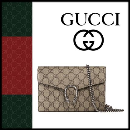 GUCCI Dionysus 2019 20AW Dionysus Gg Supreme Chain Wallet 401231 KHNSN 8642 