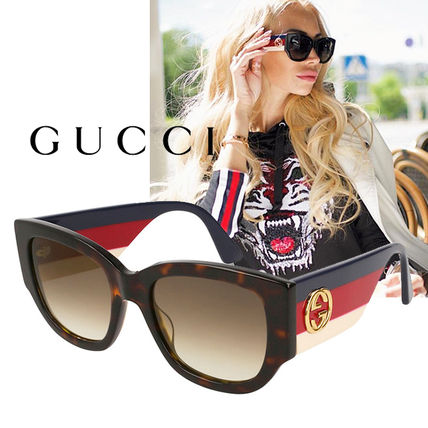 GUCCI 2019 20AW Unisex Square Sunglasses GG0276S 002 