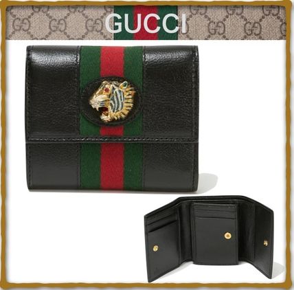 GUCCI 2020 SS Unisex Leather Folding Wallet Folding Wallets 573794 