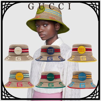 GUCCI 2020 SS Unisex Blended Fabrics Street Style Bucket Hats