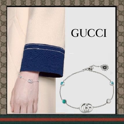 GUCCI Double G Flower Bracelet 527393 