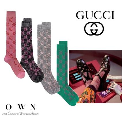 GUCCI Cotton Logo SocksTights 
