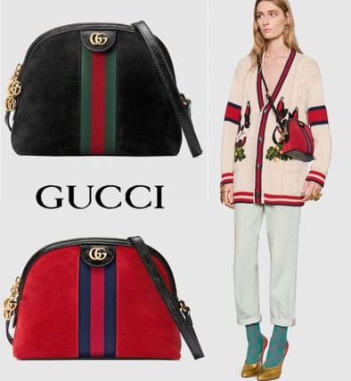 GUCCI Ophidia 2019 20AW Unisex Leather Party Style Office Style Elegant Style 