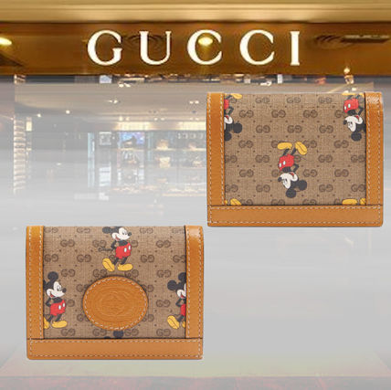 GUCCI 2020 21AW Disney X Gucci Card Case Wallet 602534 HWUBM 8559 