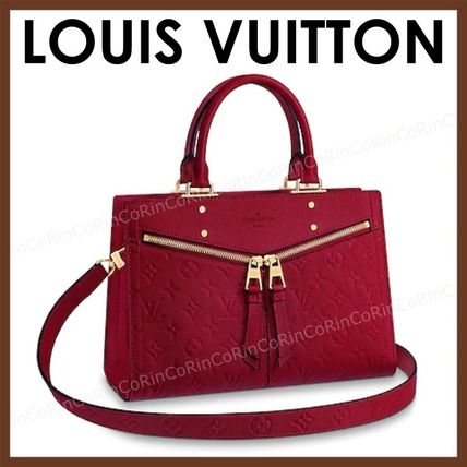 Louis Vuitton 2WAY Leather Elegant Style Crossbody Handbags 