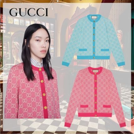 GUCCI 2020 21AW Logo Cardigans 629452 XKBHQ 5016 
