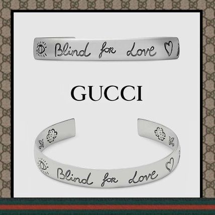 GUCCI "Blind For Love" Bracelet In Silver 454287 