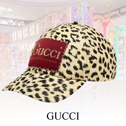 GUCCI Canvas Baseball Hat With Gucci Label 627043 4HL35 2060 