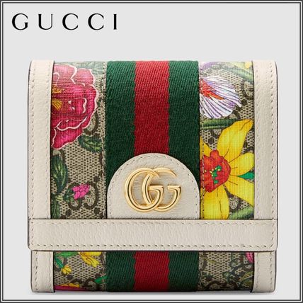 GUCCI Ophidia Ophidia Gg Flora Card Case Wallet 598662 92YBC 9759 