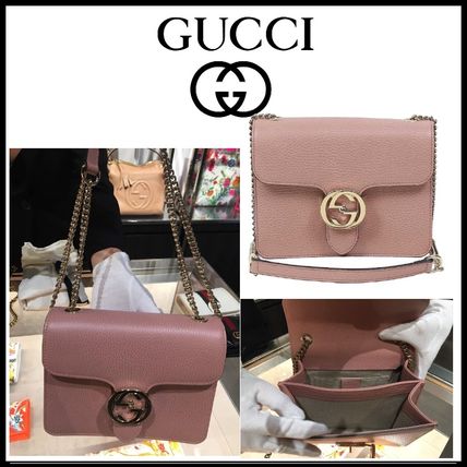GUCCI Gucci Interlocking Leather Bag 510304 