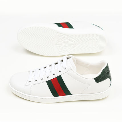 GUCCI WomenS Ace Leather Sneaker 387993 A3830 9071 