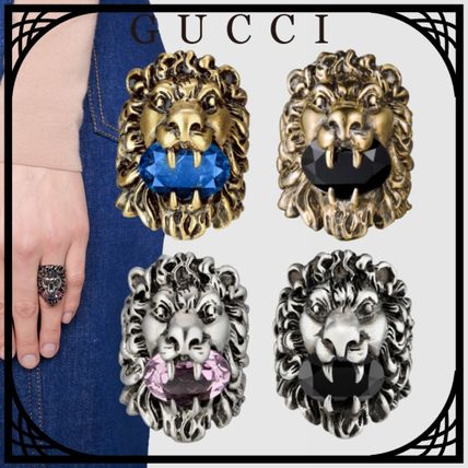 GUCCI Costume Jewelry Casual Style Unisex Animal