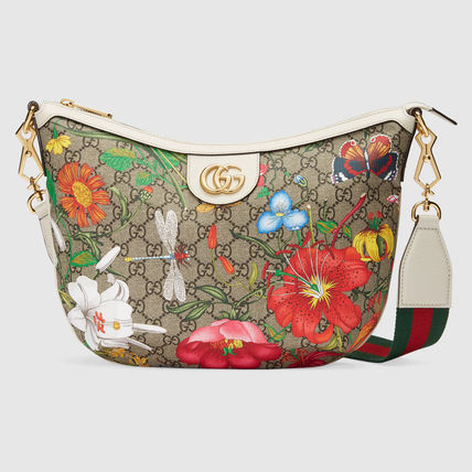GUCCI GG Supreme 2020 SS Gg Flora Shoulder Bag 626509 HWHAC 9759 
