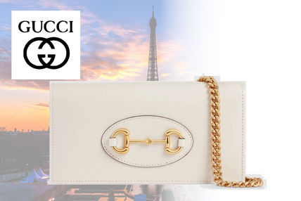 GUCCI 2020 SS Leather Party Style Elegant Style Shoulder Bags 