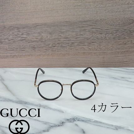 GUCCI Unisex Round Eyeglasses 