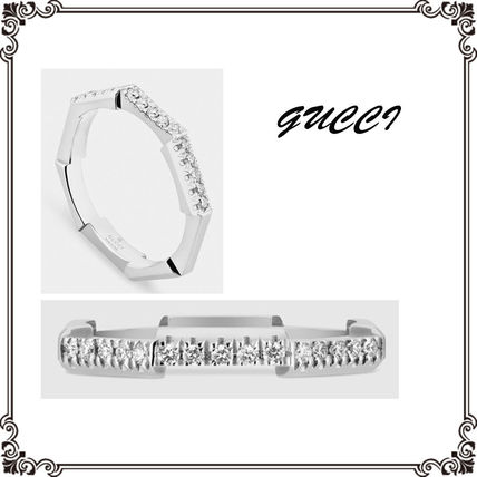 GUCCI 2018 19AW Platinum Elegant Style Rings
