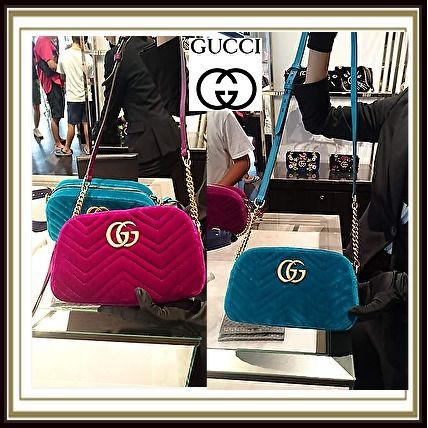 GUCCI GG Marmont Party Style Elegant Style Crossbody Shoulder Bags