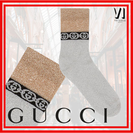 GUCCI 2020 SS Logo SocksTights 6093453GF051975 